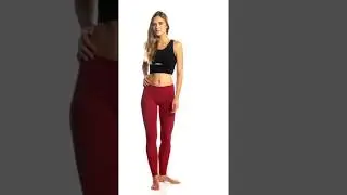 Teeki Burgundy Hot Yoga Pants | SwimOutlet.com
