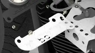 Harley Davidson Sportster 1986-2003Speedo Relocation Bracket HDS03SRB BobberCycle