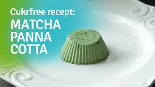 Cukfree recept: Matcha panna cotta podle Janiny Černé