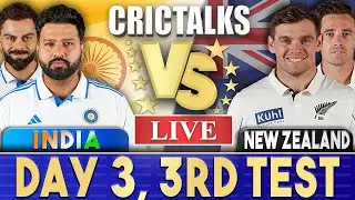 Live: IND Vs NZ, Day 3 - 3rd Test, Mumbai | Live Scores & Commentary | India vs New Zealand