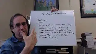 Scales of Measurement