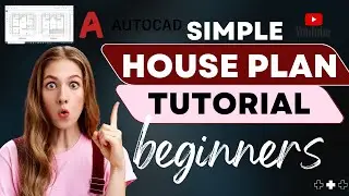 Making a simple floor plan in AutoCAD tutorial