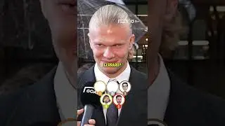 ERLING HAALAND BLIND RANKS LEGENDARY MIDFIELDERS 👀 #shorts