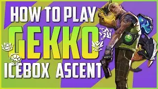 GEKKO LINEUPS & FLASHES! | ICEBOX & ASCENT (Easy Guide) | VALORANT