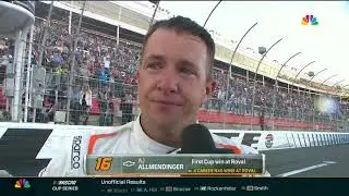 AJ ALLMENDINGER POST RACE INTERVIEW - 2023 BANK OF AMERICA 400 NASCAR AT CHARLOTTE