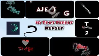New Alight Motion Text Effect Part 15 || Trending Text Preset Xml 2022 || Alight Motion Text Preset