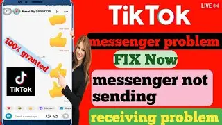 Fix TikTok Message Problem. Tiktok message not sending. (2024)