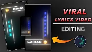 Trending bhojpuri lyrics status editing alight motion | new glowing black screen editing bhojpuri