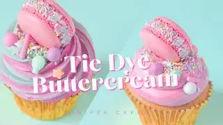 Cute Tie Dye Cupcakes 🧁