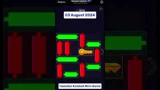 Hamster kombat Mini-Game Sloved 03 August 2024 | Hamster game | Hamster withdrawal #hamsterkombat