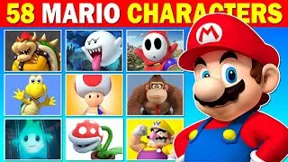 Guess the Super Mario Character (58 Characters - Super Mario Quiz)