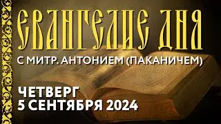 Толкование Евангелия с митр. Антонием (Паканичем). Четверг, 5 сентября 2024 года.