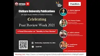 Identity in Peer Review Panel Discussion: Peer Review Week 2021