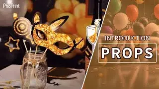PhoPrint Photo Booth Props for Birthdays, Weddings, Party, Graduation