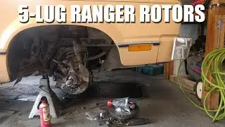 Fox Body 5 Lug Conversion Using Ranger Rotors, Part 1