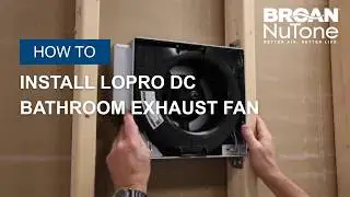 Broan Lo Profile DC Installation