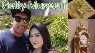 We visited the Getty museum in Los Angeles CA!