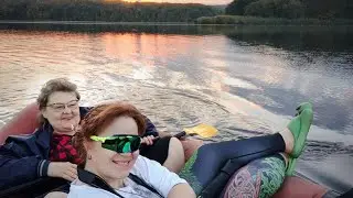 Сплав по реке Северский Донец. встретили нутрию! Сентябрь, 22  #речка #сплав #осень #нутрия