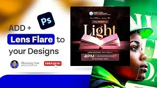 😱🔥Smartphone Design Hack: Adding Lens Flare to your Graphic Designs
