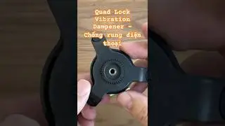 Unboxing Quad Lock Vibration Dampener - Chống rung điện thoại #quadlock