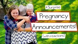 SURPRISING MY FAMILY WITH PREGNANCY ANNOUNCEMENT -  Priceless Reactions! - 4 Different Announcements