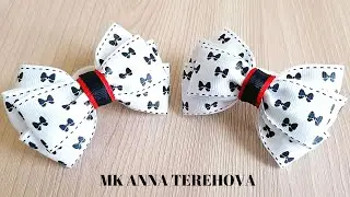 Простые бантики из лент 🎀