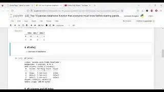 Top 10 Pandas function that everyone should know before starting on pandas