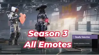 Season 3(2024) All Emotes | Upcoming Season 3 All Emotes | Season 3 CODM All Emotes Display