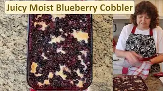 Lots of Crust Blueberry Cobbler