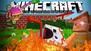 MINECRAFT TOY STORY | GABBY GABBY BURNS FORKY | MINECRAFT XBOX