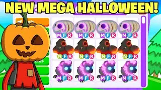 TRADING ALL NEW MEGA HALLOWEEN PETS! (Adopt me UPDATE)