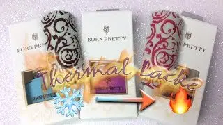 🇩🇪D-❄️🔥Born Pretty Thermal Stamping Lacke -Test & Swatches❄️🔥