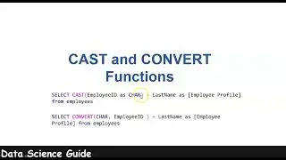 Conversion Functions in SQL