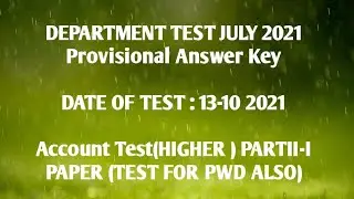 ACCOUNT TEST HIGHER PART II-1 PAPER