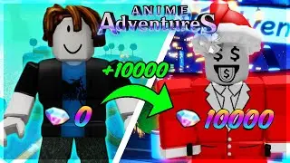 THE *NEW* BEST AFK GEM FARMING METHOD!! [10000+ PER DAY] - Anime Adventures 7.6.0