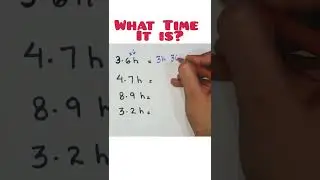 what time it is ? | Time | Time conversions | hour to minute | minute to seconds 