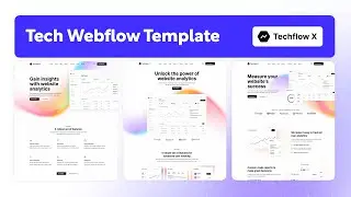 Technology Website Template | TechFlow X - BRIX Templates