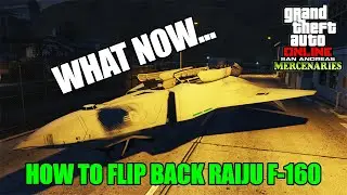 RAIJU F-160: How to Flip it back upright on wheels from ground? | Inverted VTOL Flying GONE WRONG!