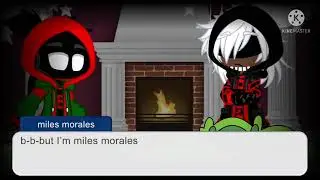 Miles morales meets his old universe self||spider veres+gacha club||