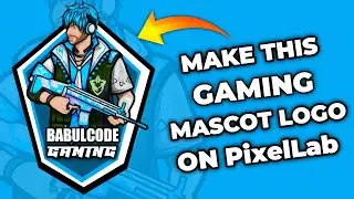 Make a Gaming Mascot Logo in PixelLab | How to Make Freefire Gaming Logo on Android in Hindi