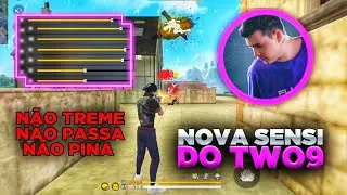 NOVA SENSIBILIDADE DO TWO9 PARA MOBILE!! SENSI DO IMPLACÁVEL PIQUE FFH4X 👾 !! (SENSI+DPI)
