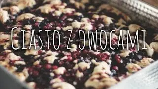 Ciasto z owocami mrożonymi