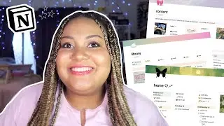 how i stay organized, plan videos and track my reading | notion tour ☆