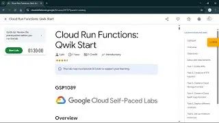Cloud Functions 2nd Gen: Qwik Start | 