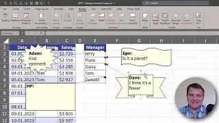 Excel - How to Change comment/note shape | Excel Tips 71