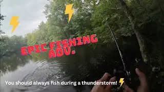 This is WHY you SHOULD fish for BASS during a thunderstorm!