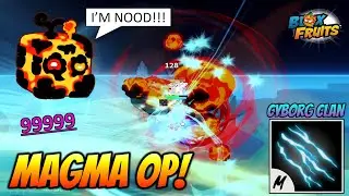 THIS 30M PLAYER'S MAGMA V2 COMBO IS INSANE!!!🔥💀Blox Fruits