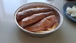 Вкуснейшее терпуг с овощами в духовке. Полноценный обед или ужин в одной посуде.