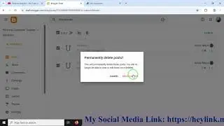 How To Permanently Delete Multiple Posts In Blogger Blog