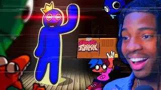 THESE RAINBOW FRIENDS MOD KEEP GETTING BETTER | Friday Night Funkin' VS Blue V1 - Rainbow Friends